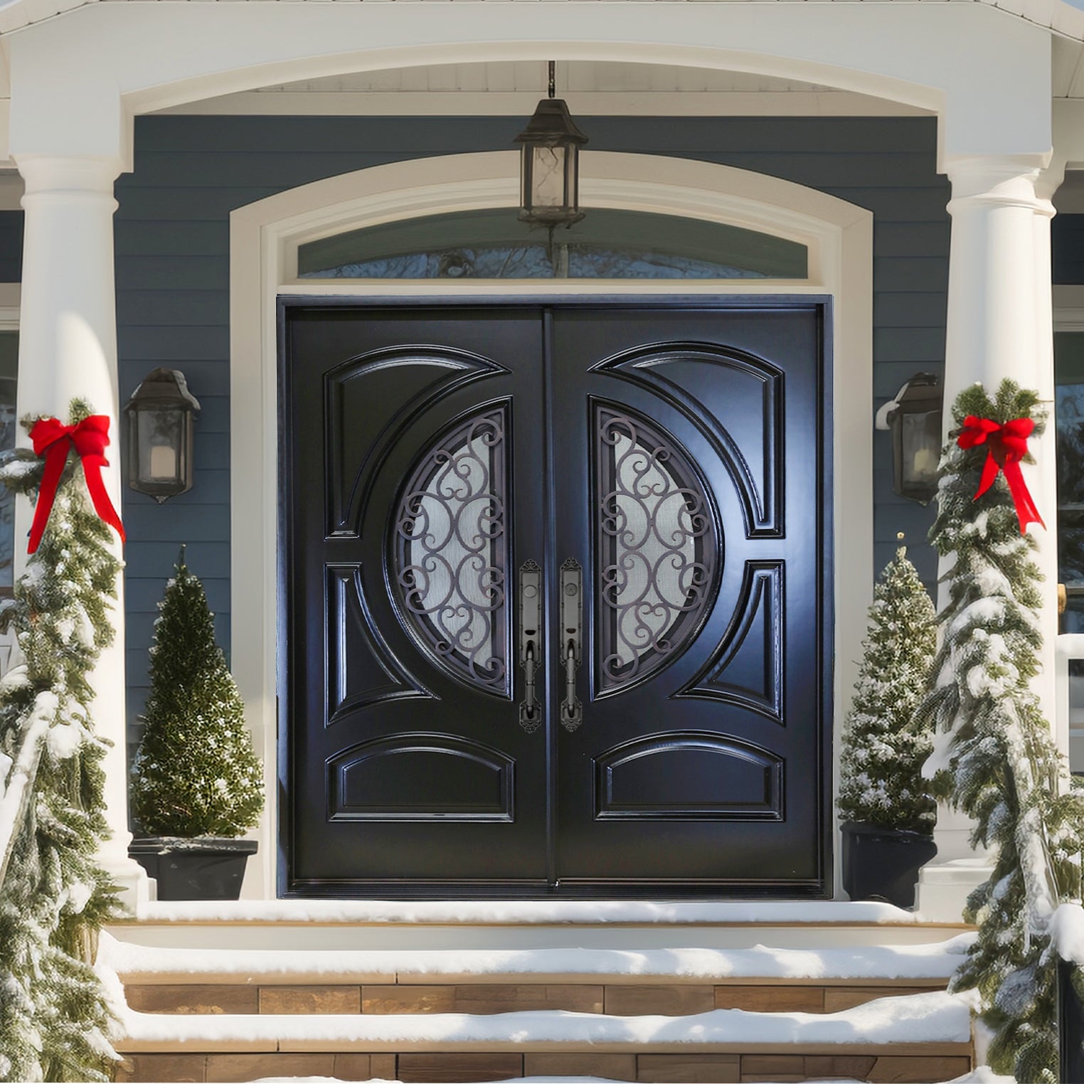 Espresso Double Door Entry
