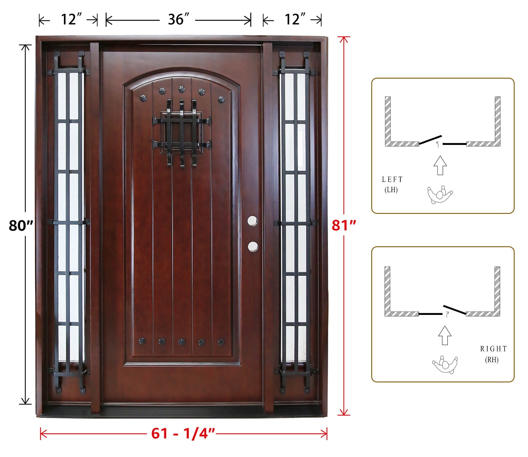 Polyurethane Composite Entry Door