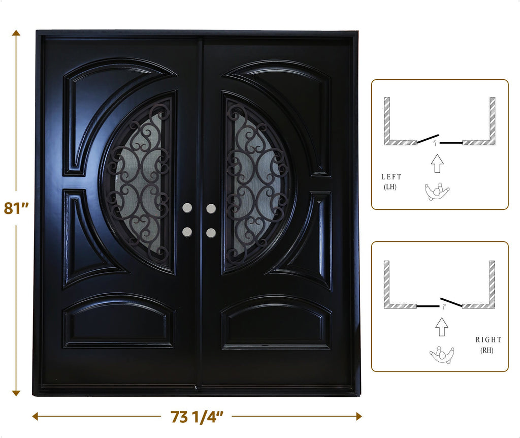 Espresso Double Door Entry