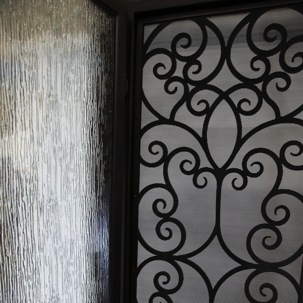 Polyurethane Composite Front Door 36" x 80" Dark Walnut