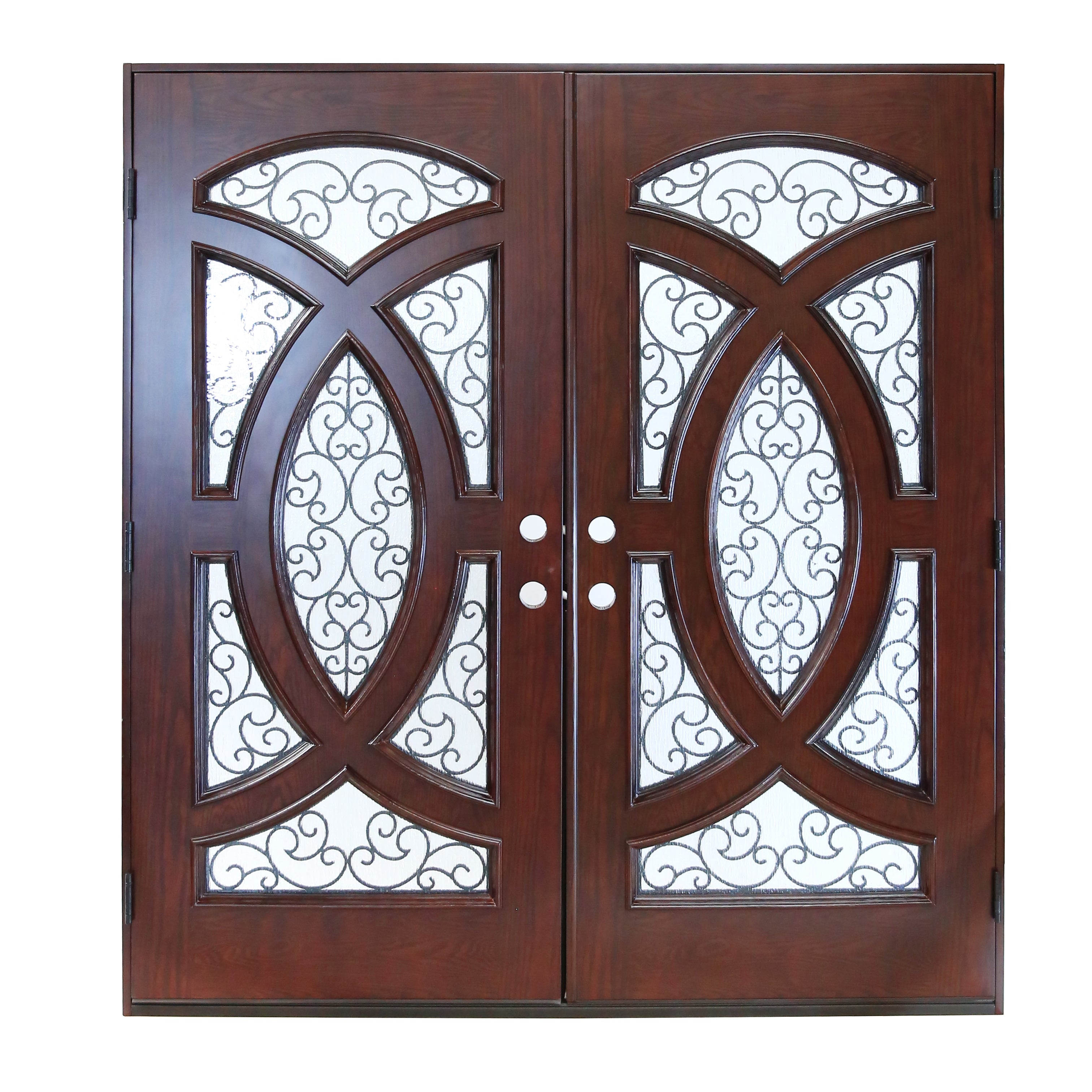72" x 80" Resistant Polyurethane Composite Front Door