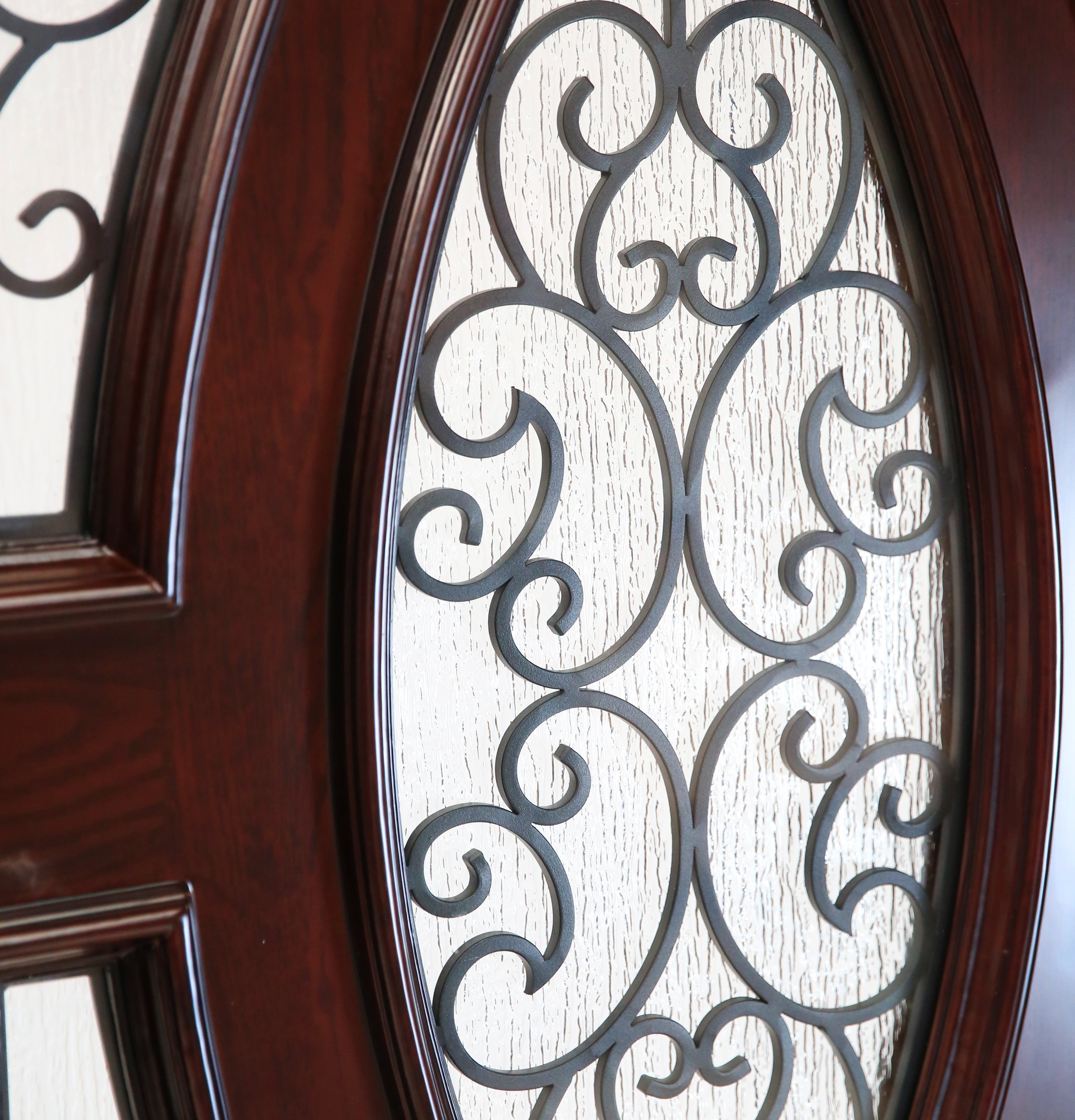 72" x 80" Resistant Polyurethane Composite Front Door