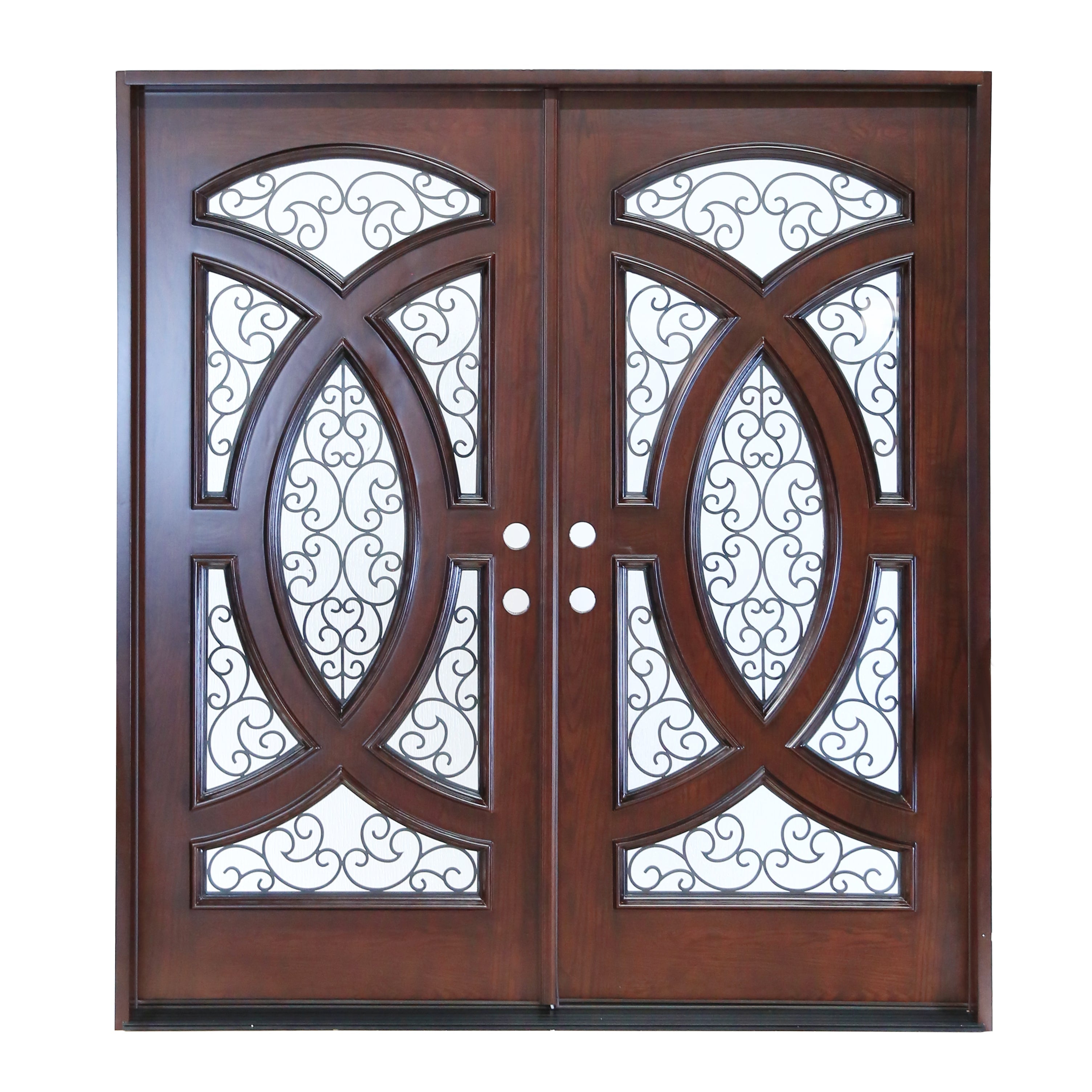 72" x 80" Resistant Polyurethane Composite Front Door