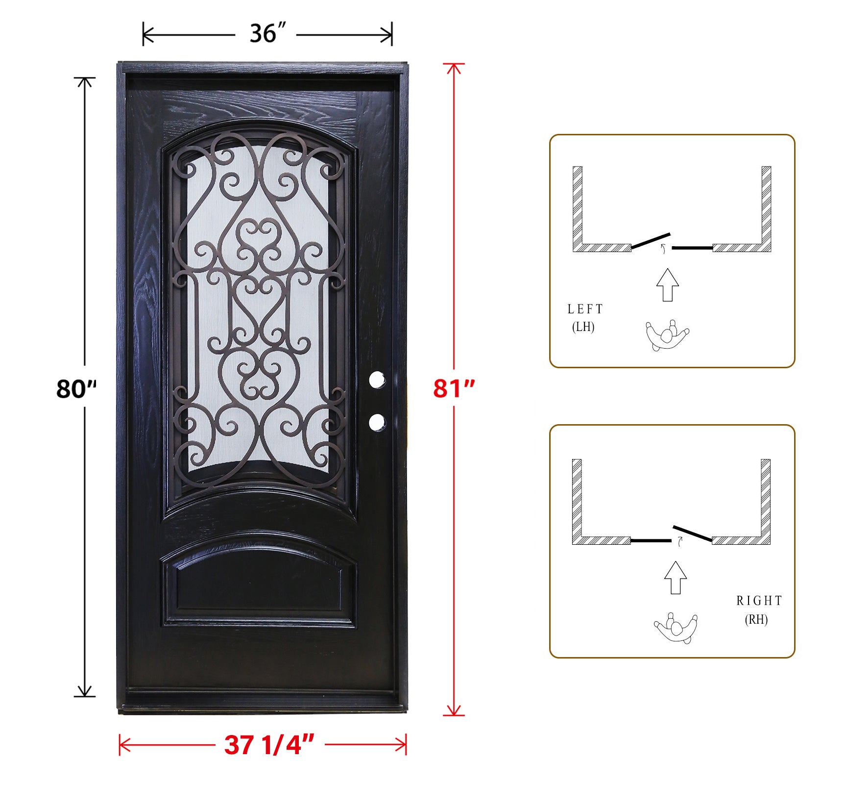 Polyurethane Composite Exterior Door