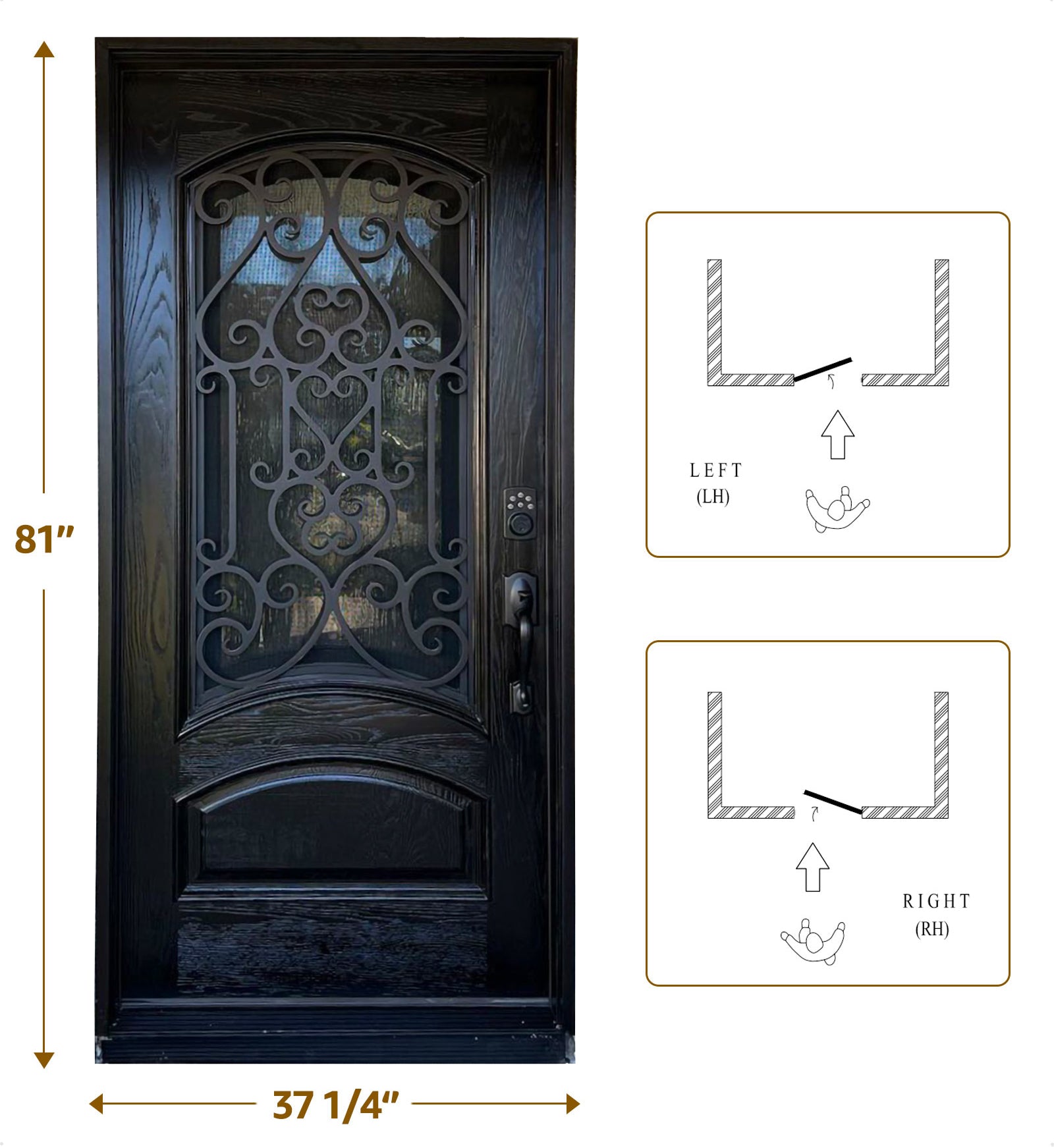 Polyurethane Composite Exterior Door