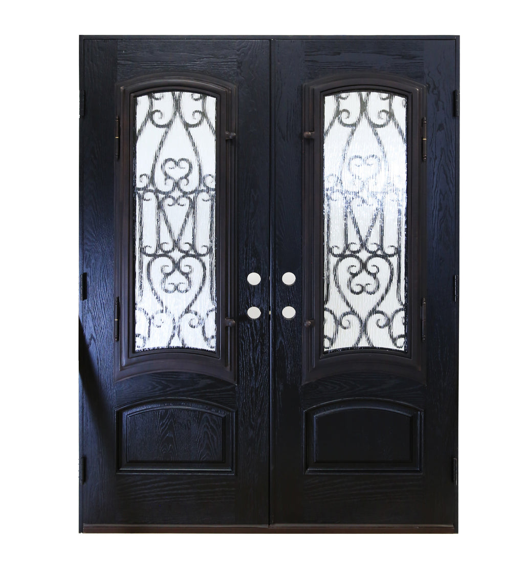 KaMic 60" x 80" Espresso Entry Door