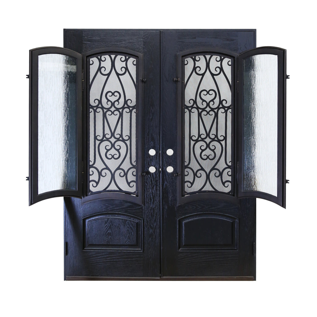 KaMic 60" x 80" Espresso Entry Door
