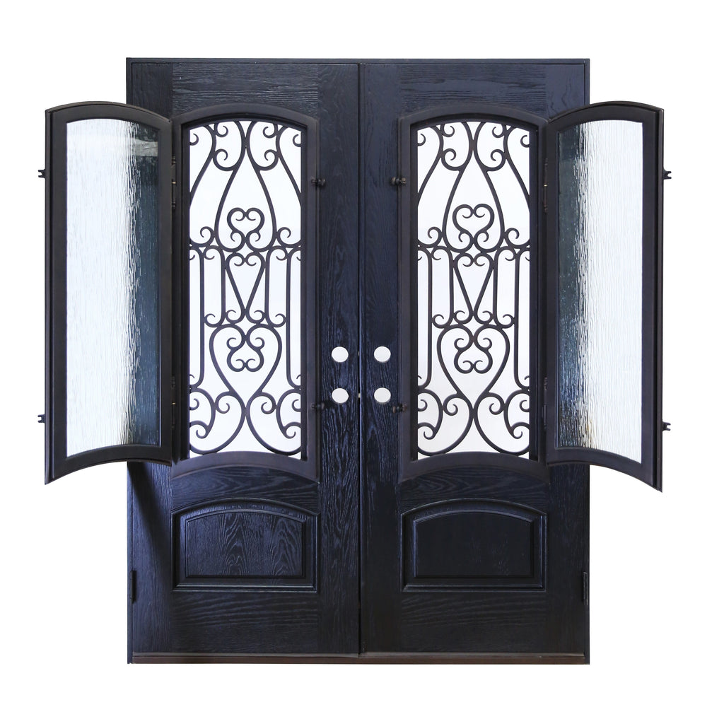 KaMic 60" x 80" Espresso Entry Door