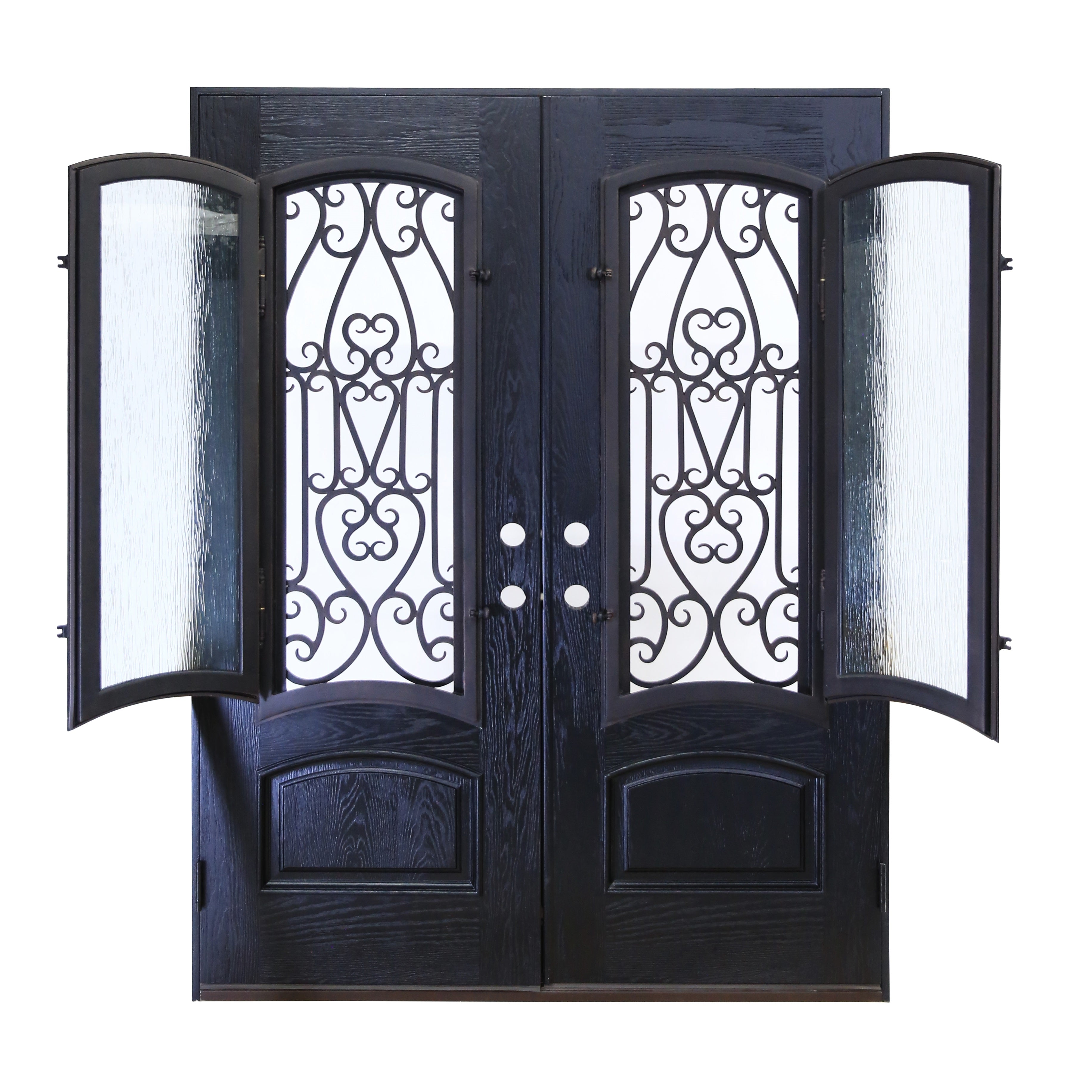 KaMic 60" x 80" Espresso Entry Door