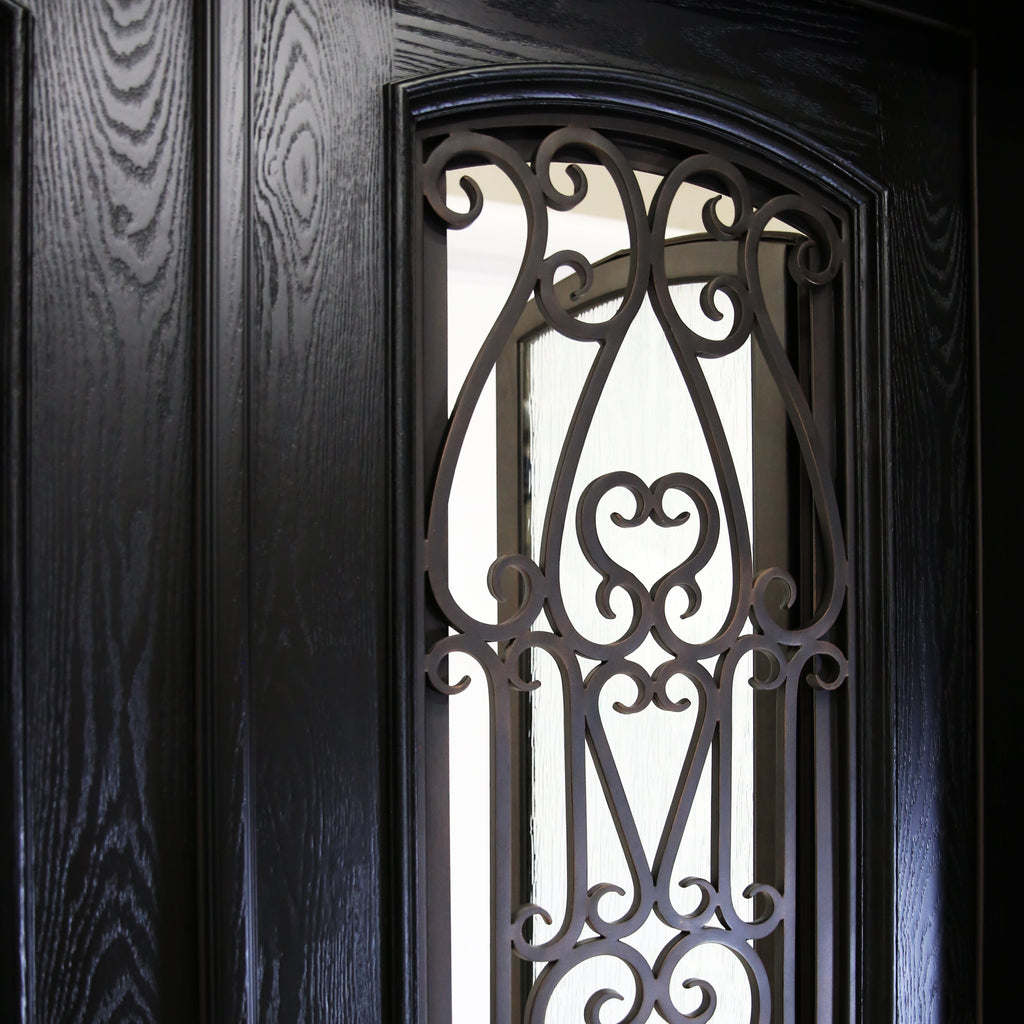 KaMic 60" x 80" Espresso Entry Door
