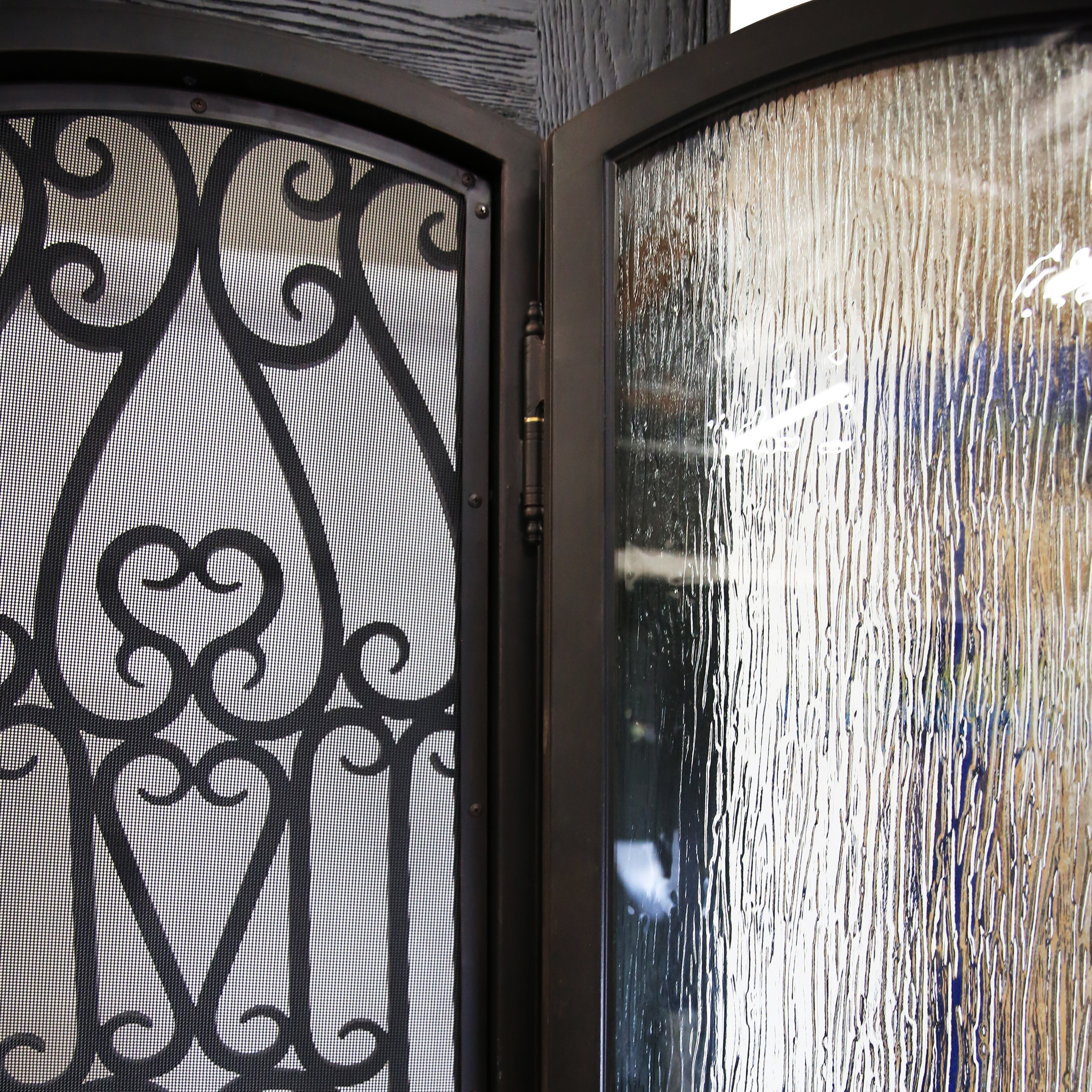 KaMic 60" x 80" Espresso Entry Door