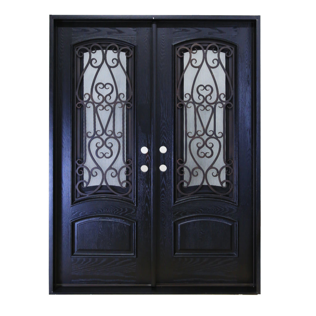 KaMic 60" x 80" Espresso Entry Door