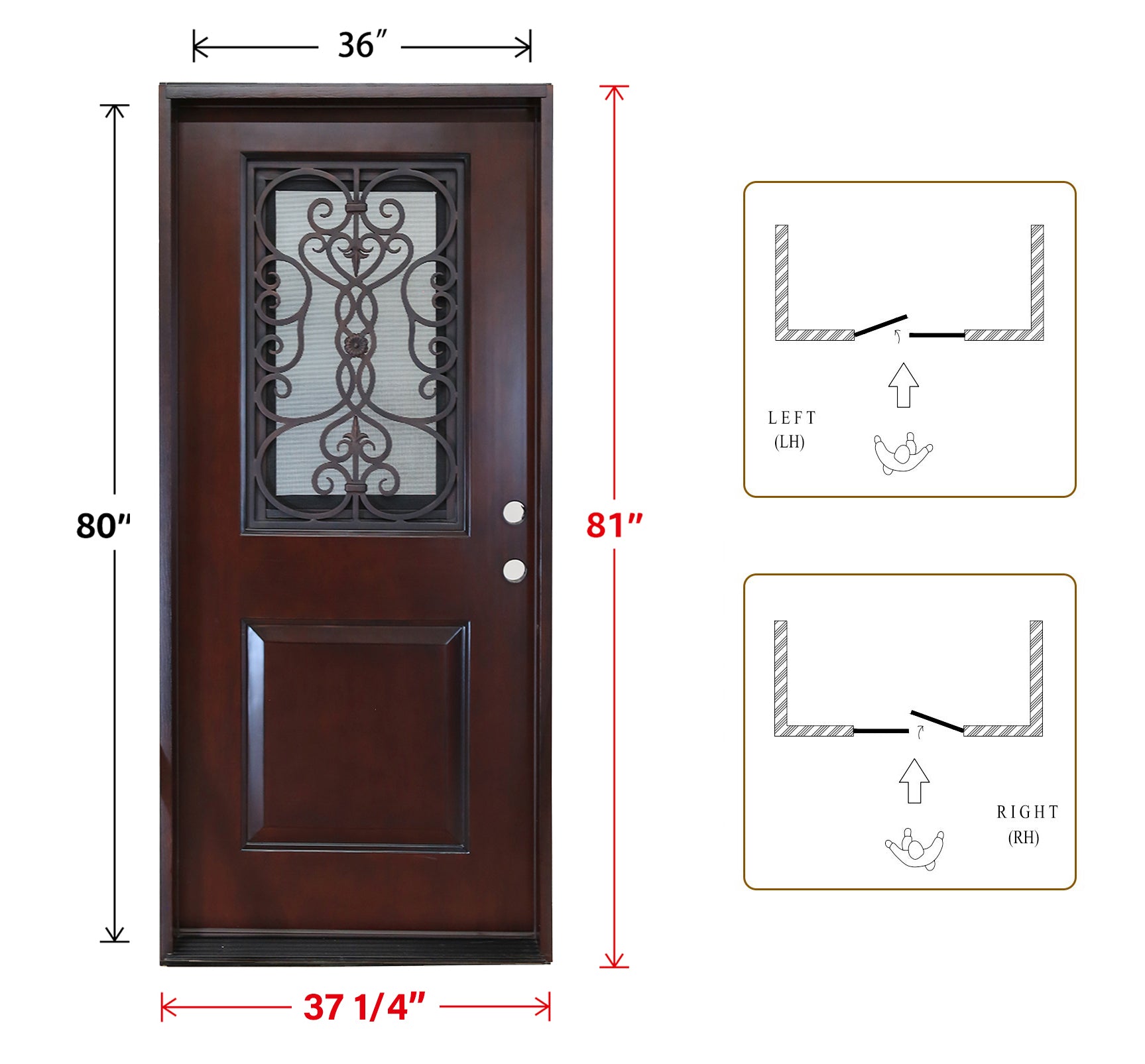 Polyurethane Composite Front Door