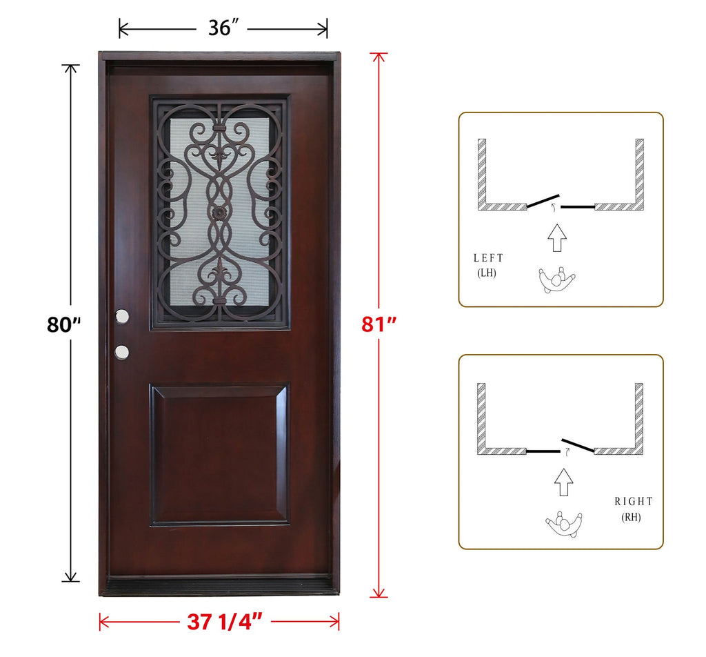 Polyurethane Entry Door 36" x 80"