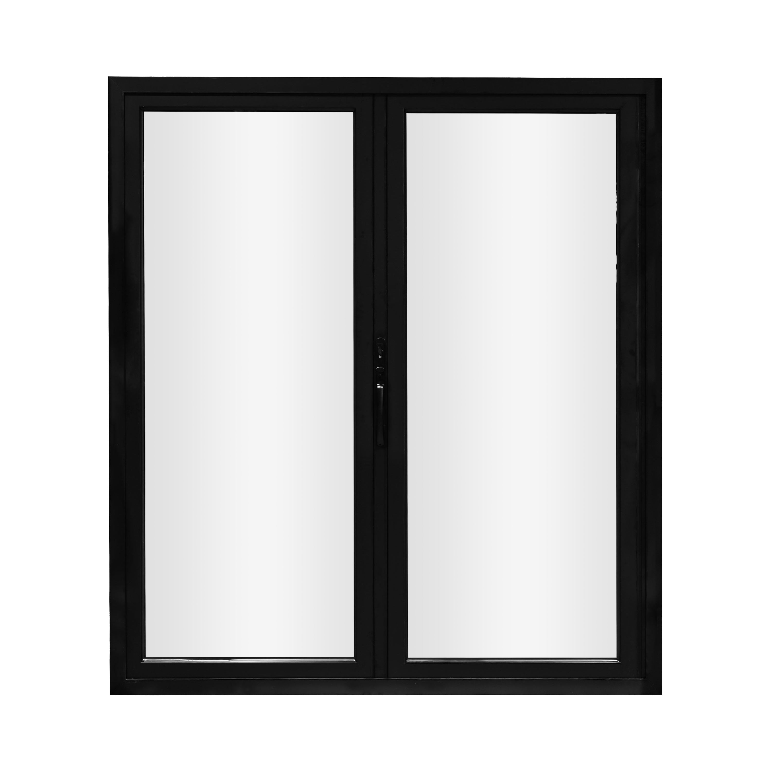 72" Black Aluminum Folding Door