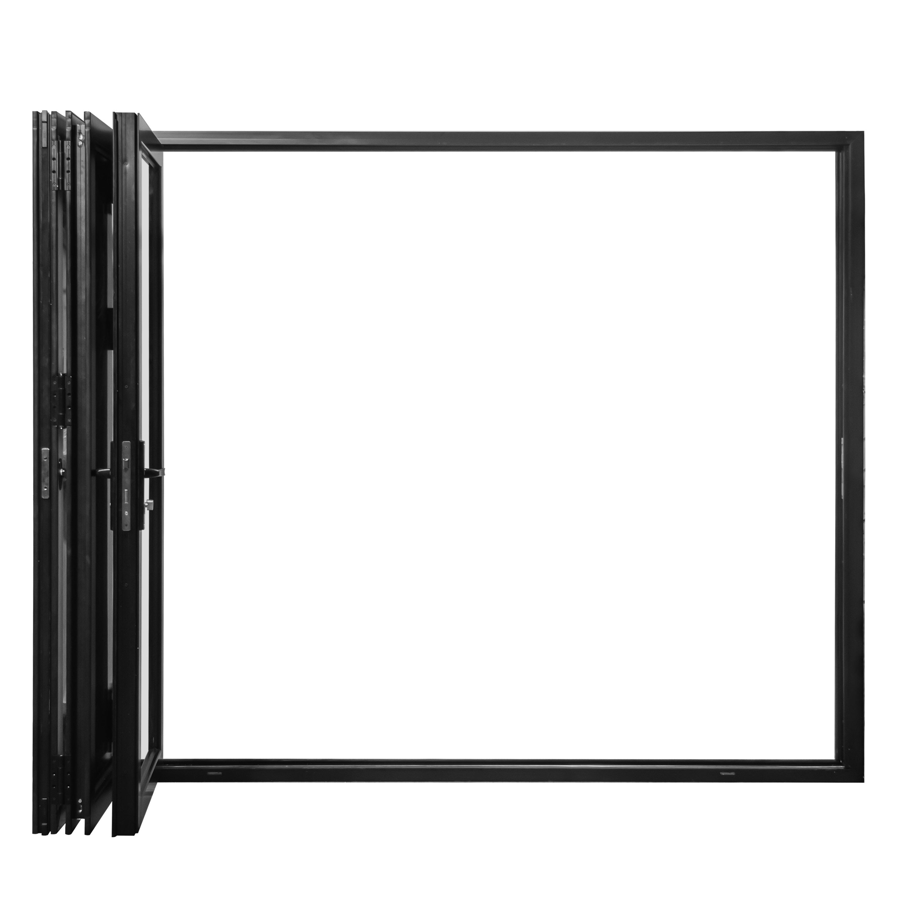 Folding Aluminum Patio Door 108x96