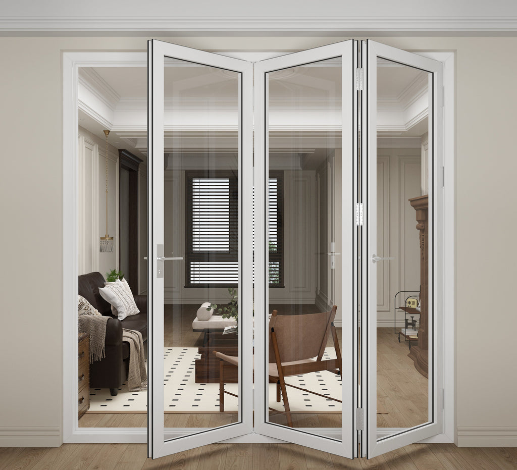 Modern White Folding Door
