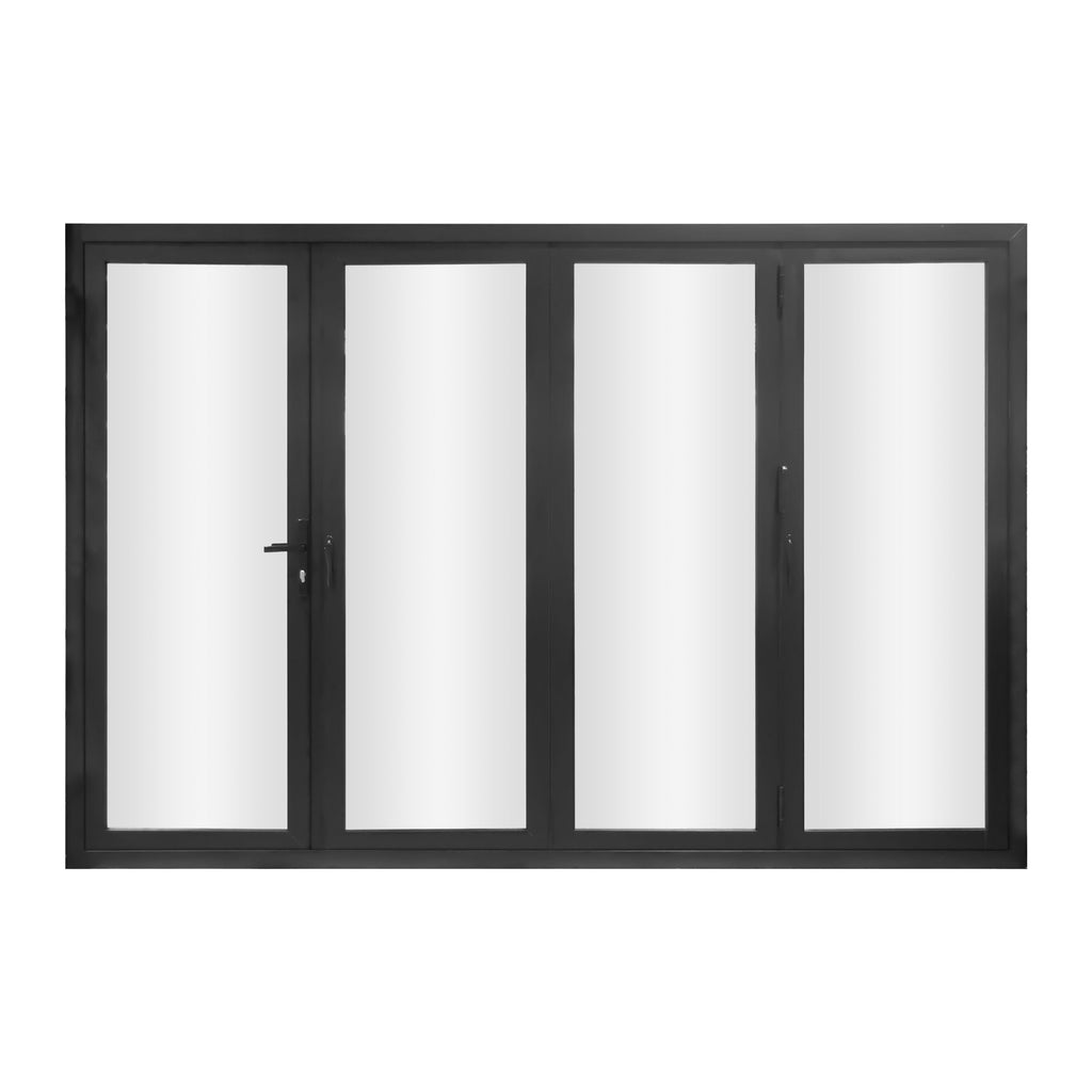 KaMic 120" x 80" Black Folding Door