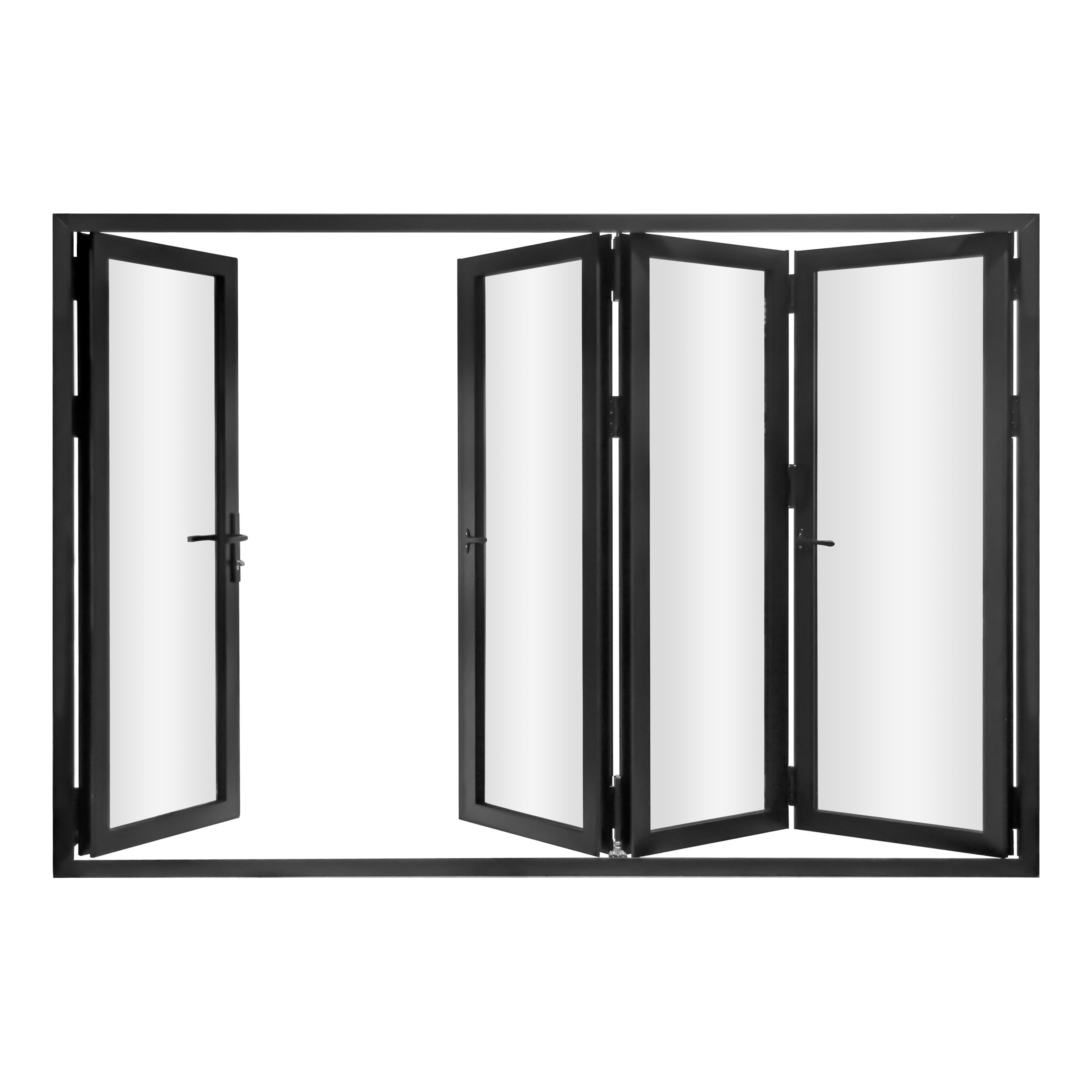 120" x 96" Aluminum Folding Door