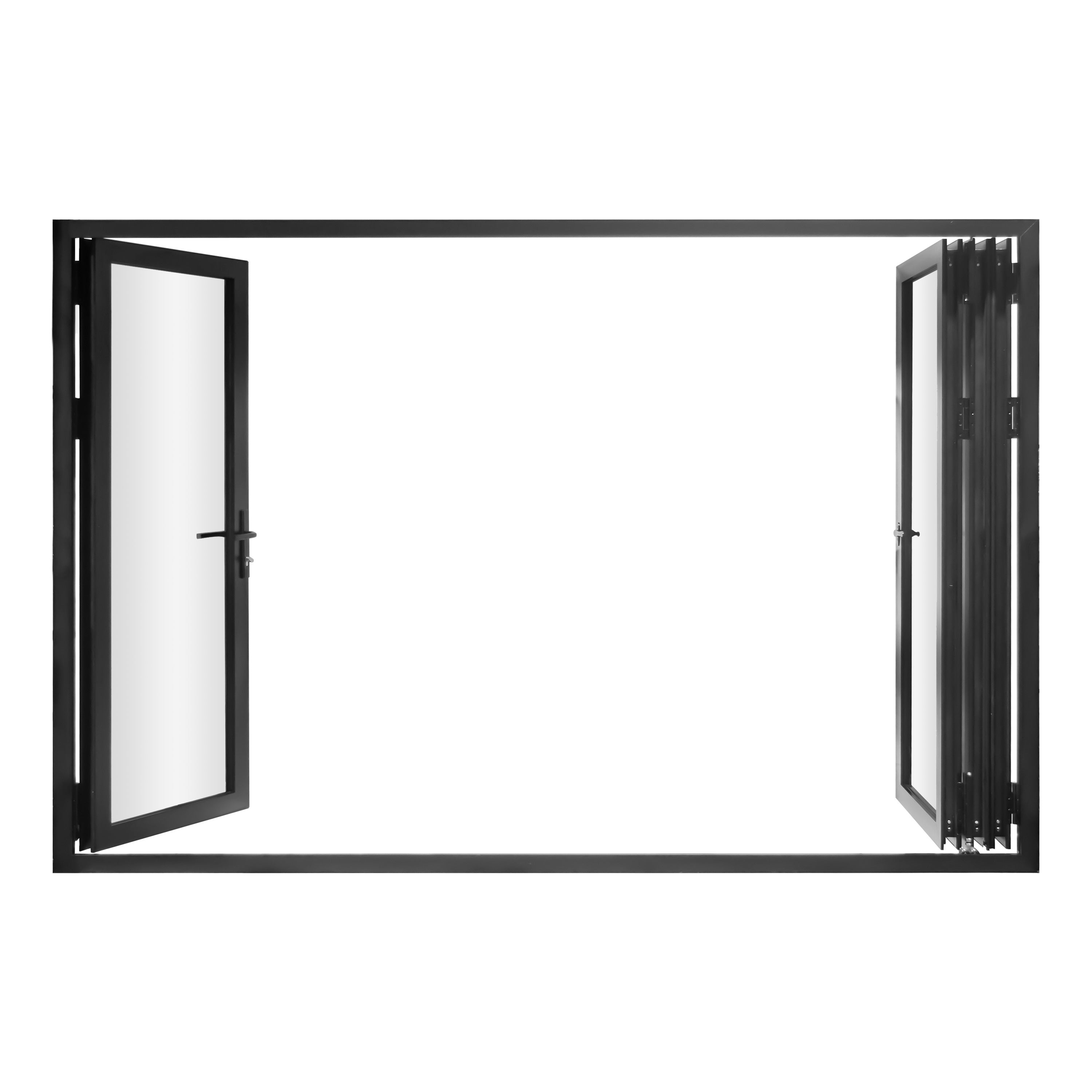 120" x 96" Aluminum Folding Door