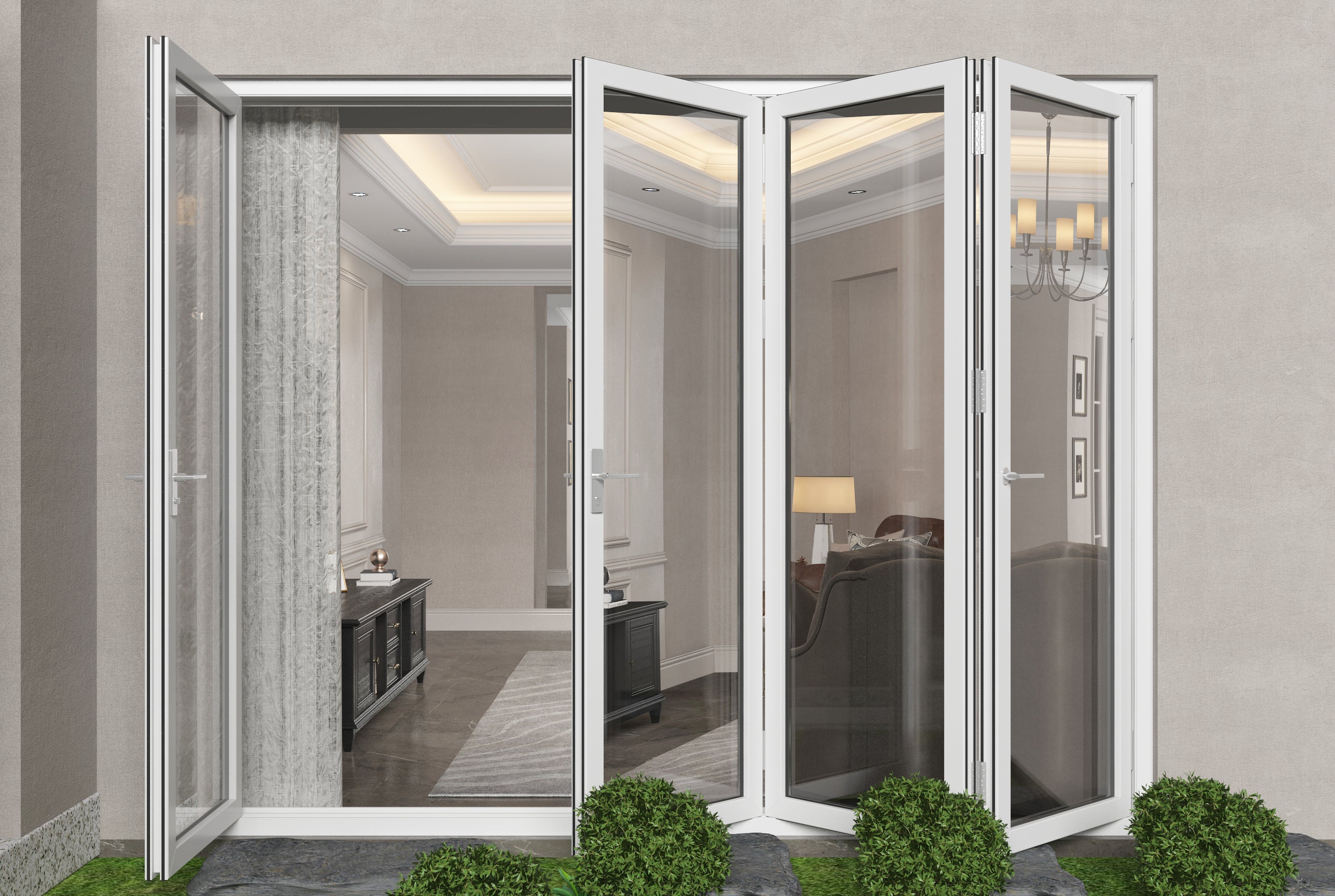 Aluminum Folding Patio Door