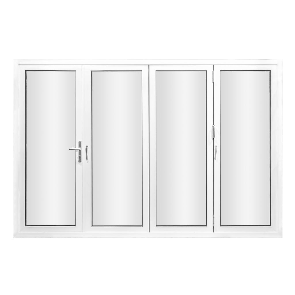 Aluminum Folding Door 120" x 96" 4 Panels