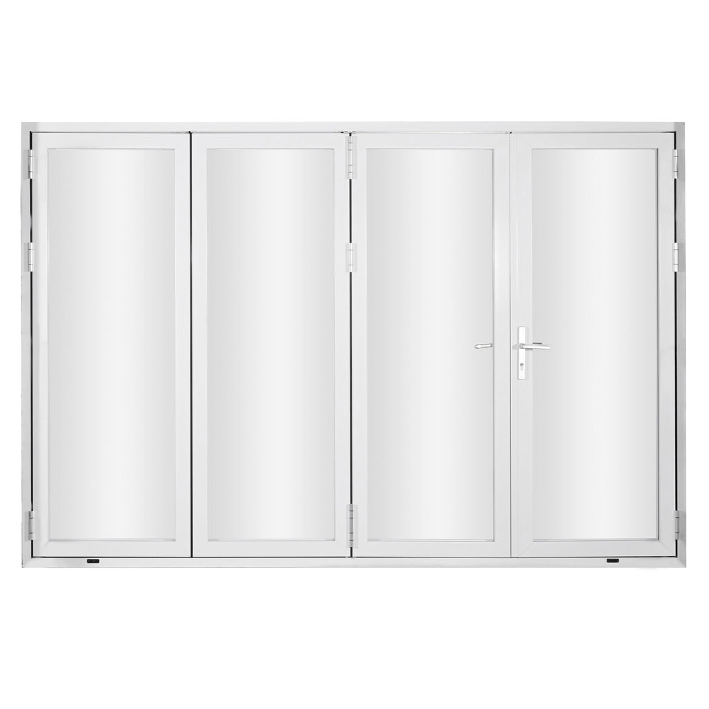 Aluminum Folding Door 120" x 96" 4 Panels