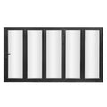 Black Aluminum Folding Door