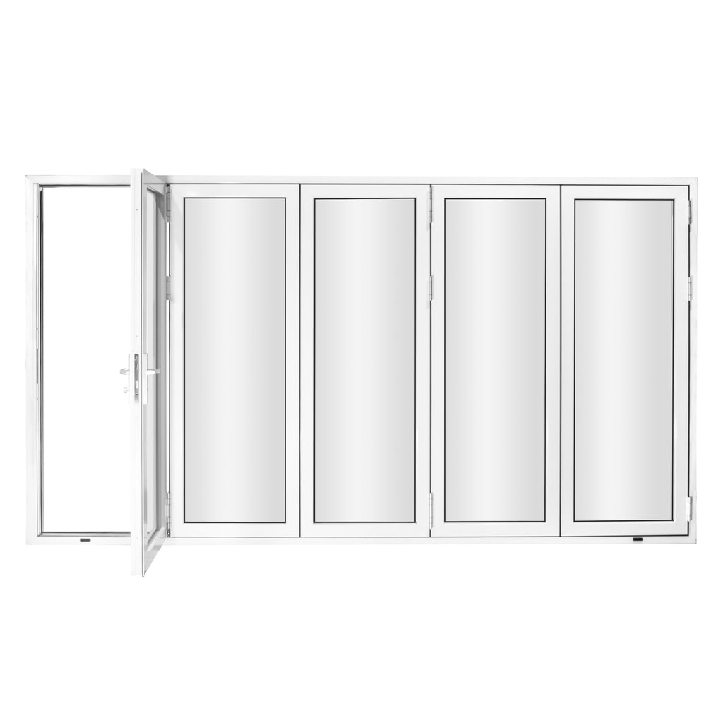 White 168" Folding Door