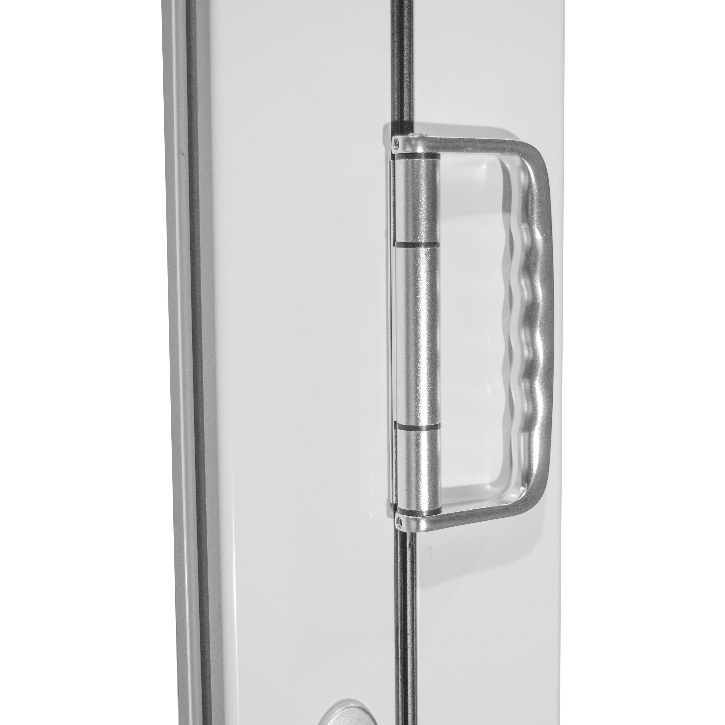 White Aluminum Folding Patio Door