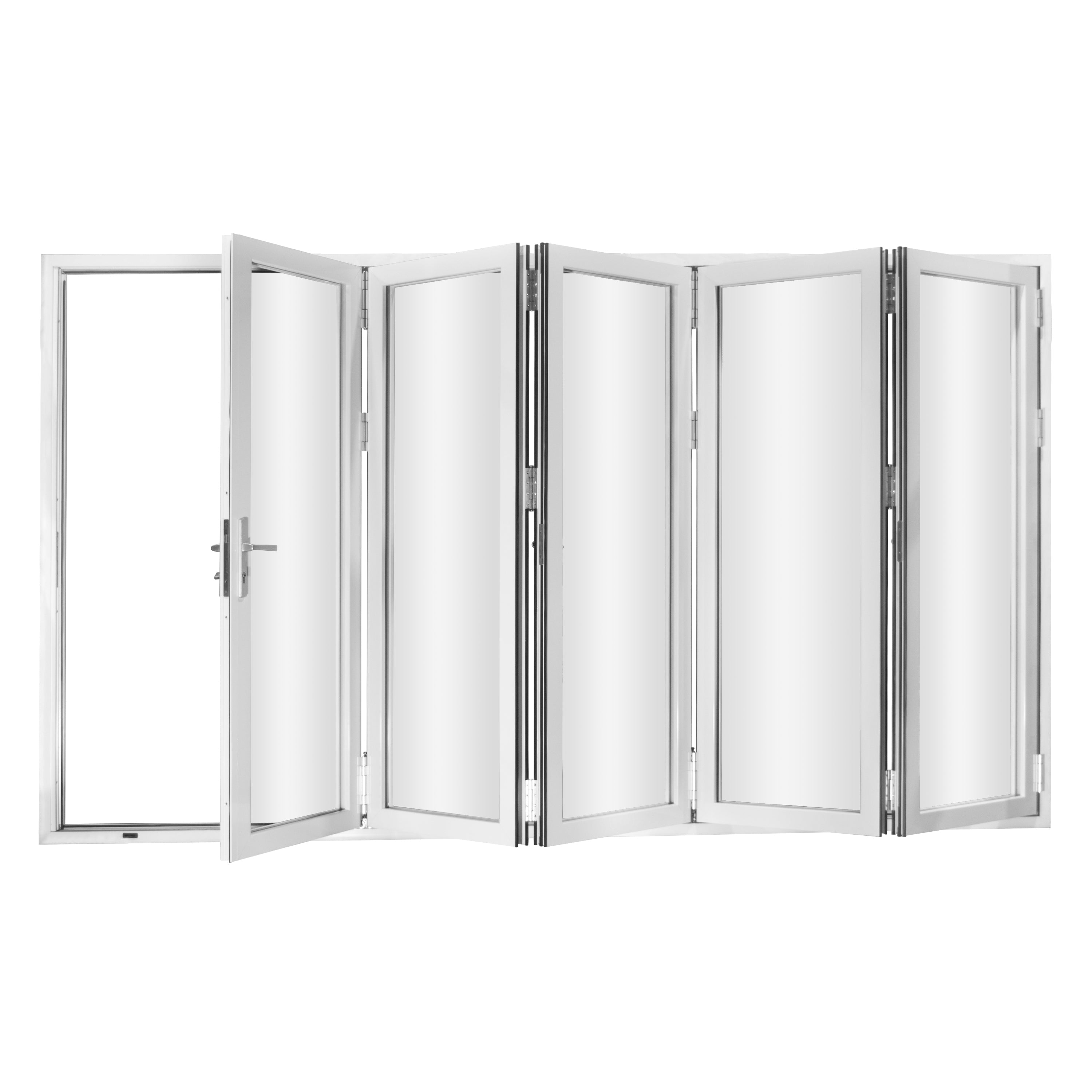 White 168" Folding Door