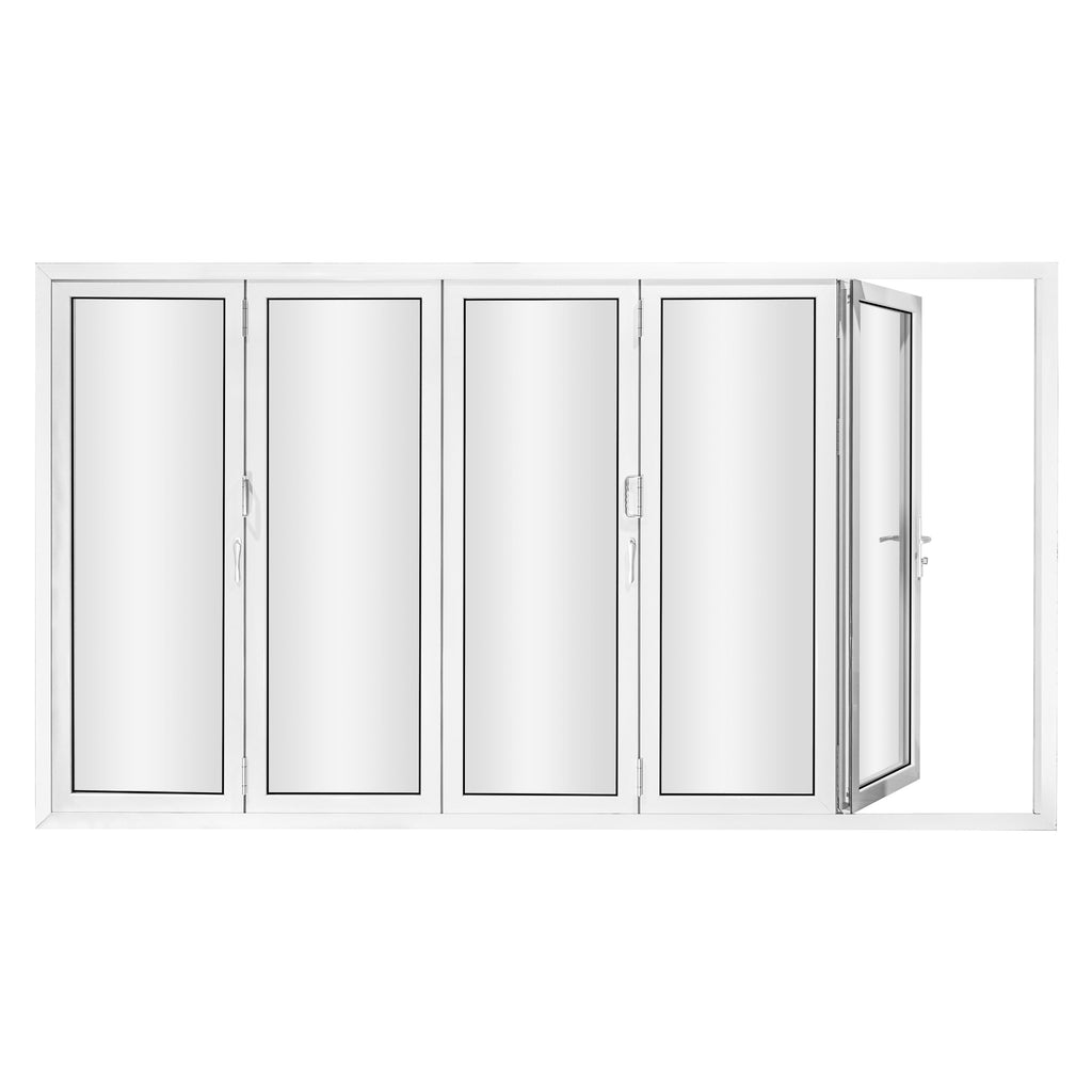 White 168" Folding Door