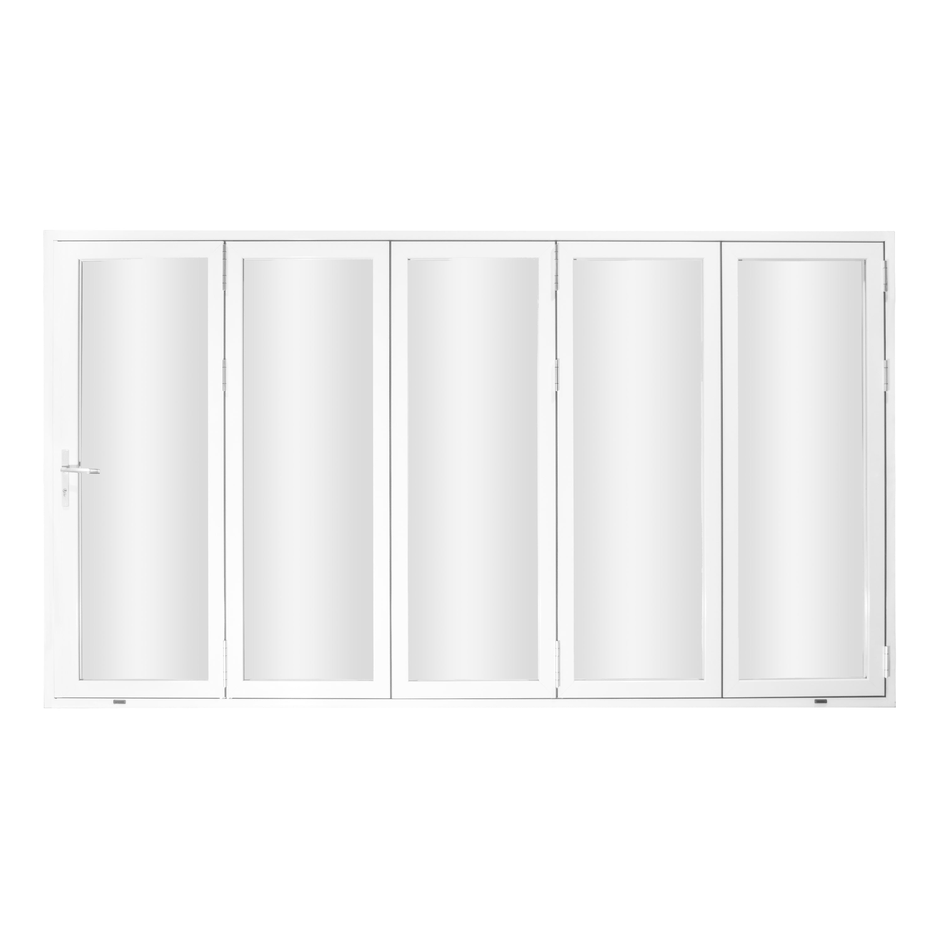 White 168" Folding Door