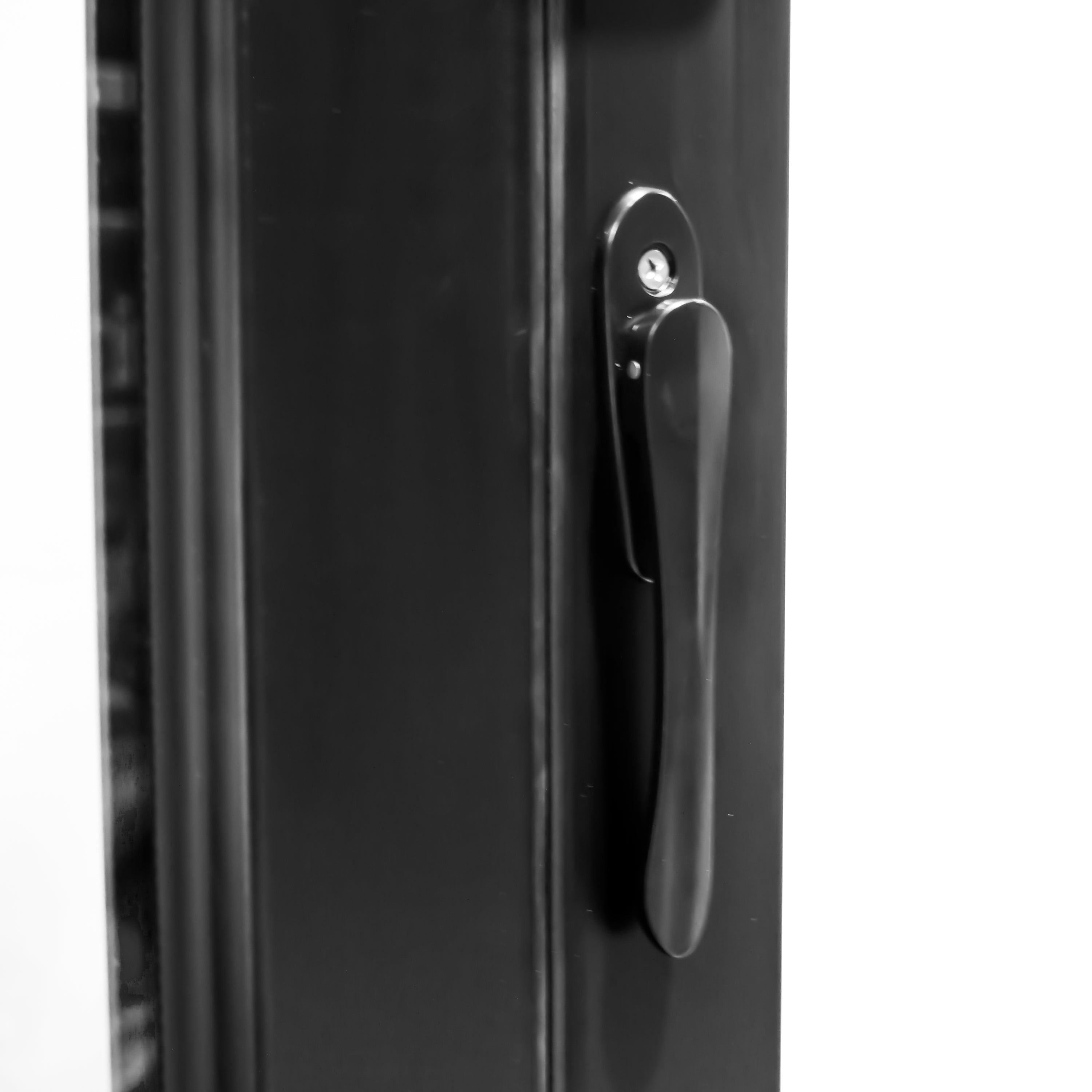 6 Panels Aluminum Folding Door Black