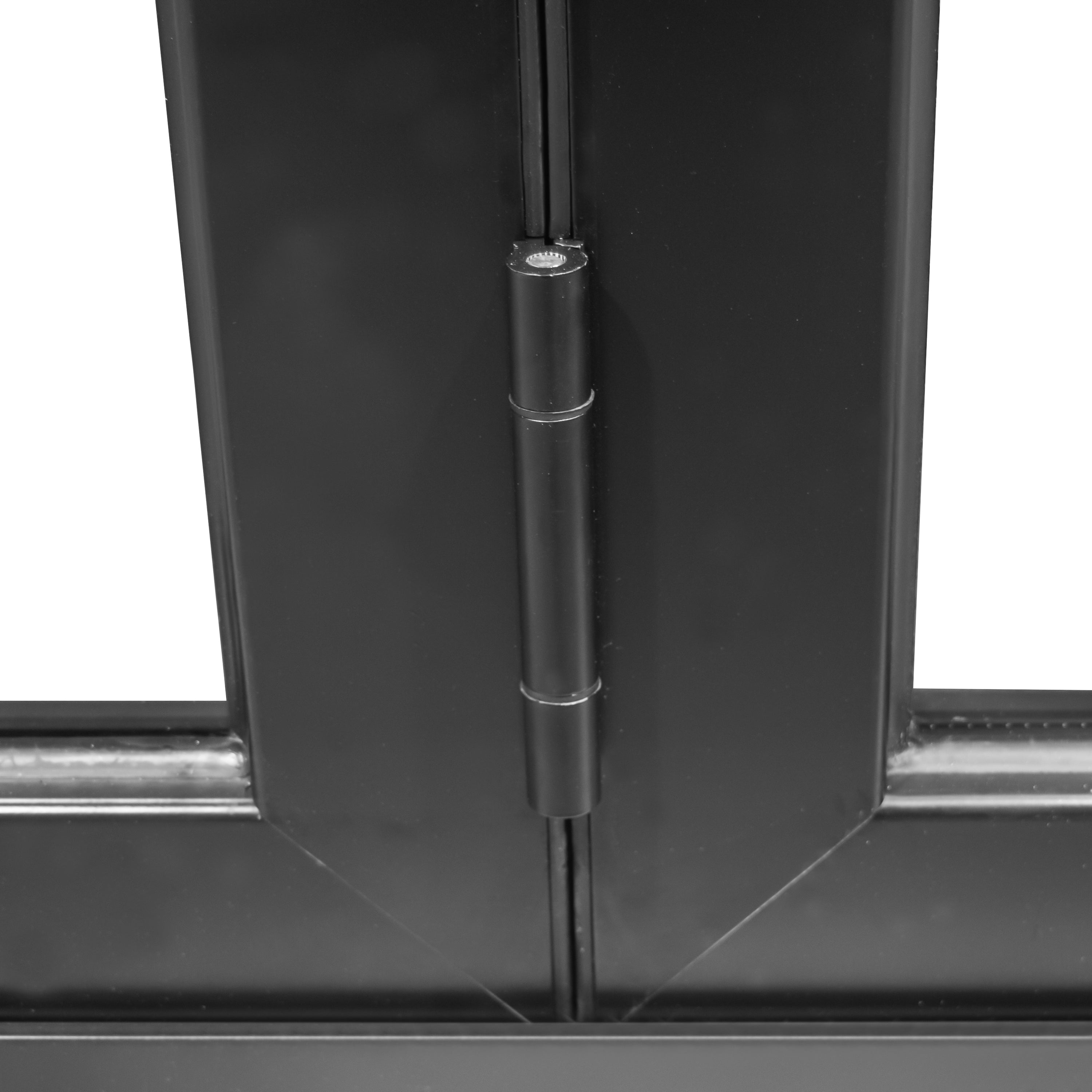 6 Panels Aluminum Folding Door Black
