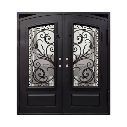 C013 Double Iron Door Left Hand Swing 6ft x 80