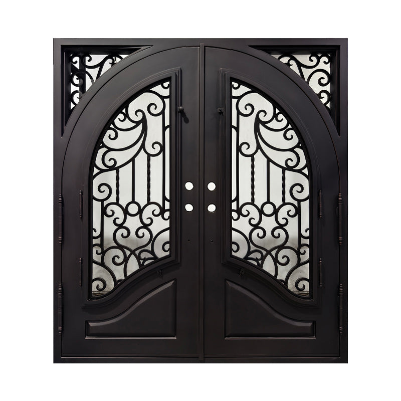 Full Arch Square Frame Double Door Right Hand Swing 6ft x 80