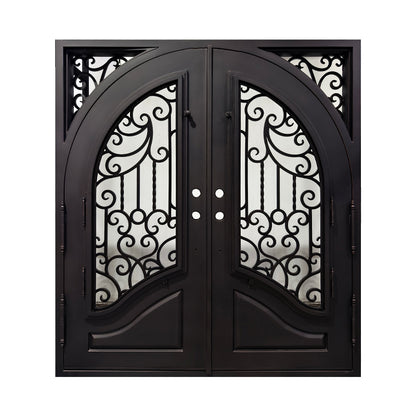 Full Arch Square Frame Double Door Right Hand Swing 6ft x 80