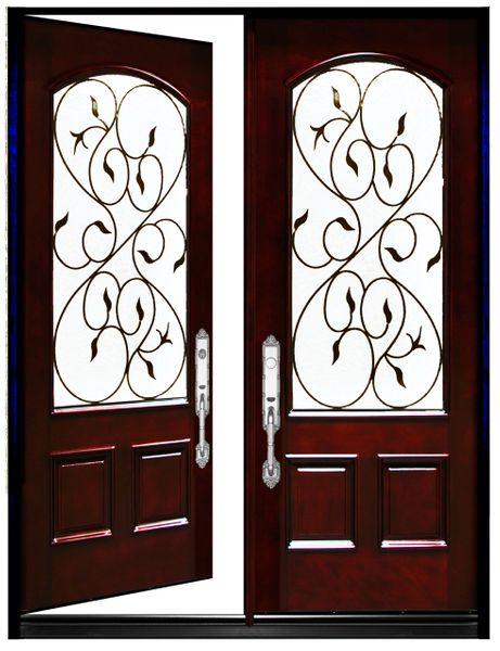 Valencia Mahogany Double Door